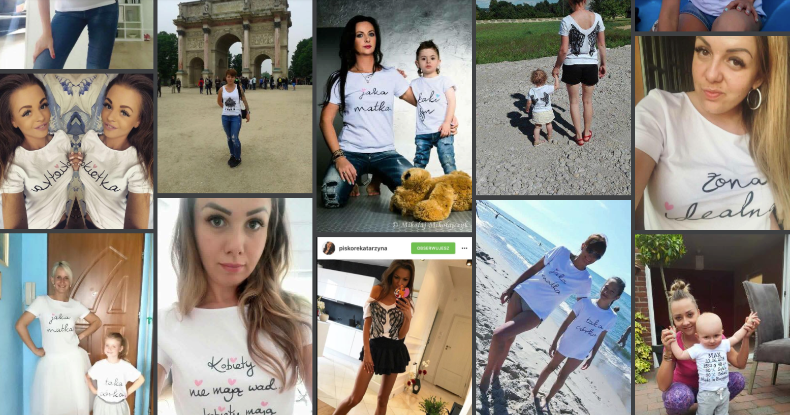 Koszulki od klientów