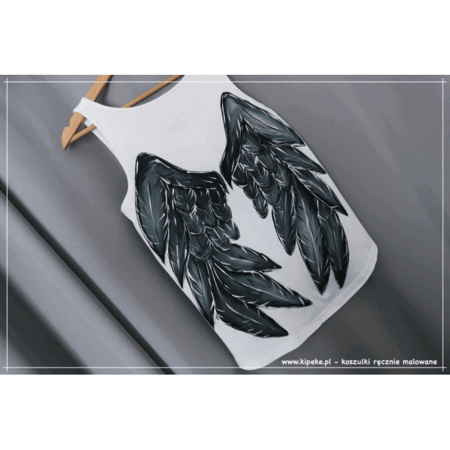 Koszulka skrzydła Koszulki z rysunkami