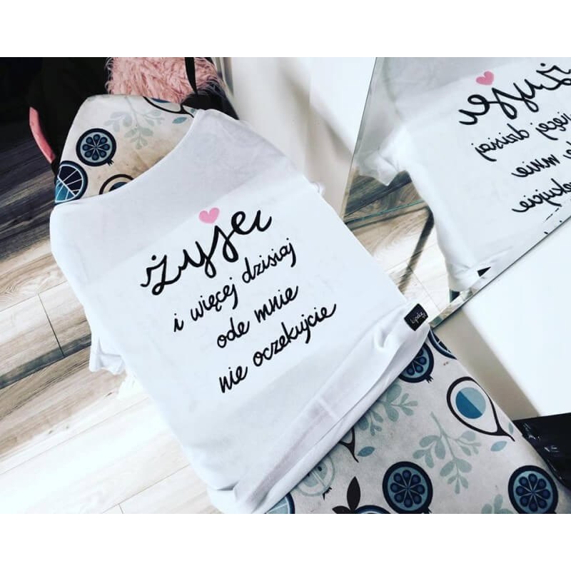 koszulka tekst koszulka z tekstem